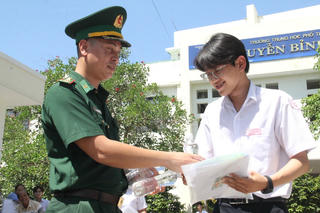 Thí sinh Quảng Nam nói đề thi môn Ngữ Văn nằm trong phần ôn tập