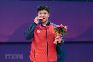 VĐV Võ Thị Phương Quỳnh giành Huy chương Đồng môn Kurash