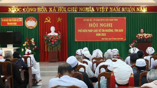 NinhThuận: Tuyên truyền, phổ biến pháp luật về tín ngưỡng, tôn giáo năm 2022