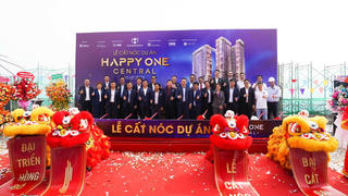 Cất nóc dự án Happy One Central