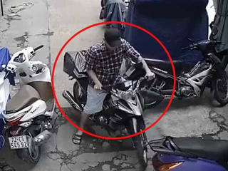 Được thuê làm trần thạch cao, thanh niên hư hỏng tiện tay ‘thó’ luôn chiếc xe máy