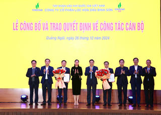 Công ty cổ phần Lọc hóa dầu Bình Sơn có lãnh đạo mới