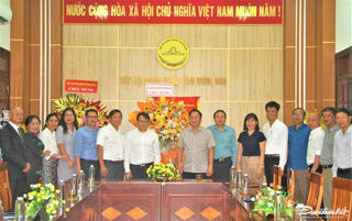 Quảng Nam: Thăm, chúc mừng Hiệp hội Doanh nghiệp tỉnh nhân Ngày Doanh nhân Việt Nam