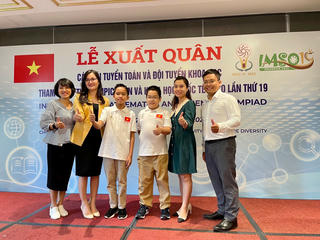 Thắng lợi của đoàn Việt Nam tại kỳ thi toán và khoa học quốc tế IMSO lần thứ XIX