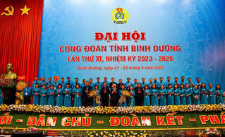 Bà Nguyễn Kim Loan tái đắc cử Chủ tịch Liên đoàn Lao động tỉnh Bình Dương