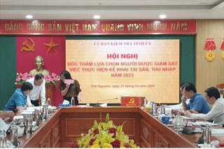 Thái Nguyên bốc thăm giám sát kê khai tài sản, thu nhập của 37 cán bộ