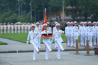 Lễ thượng cờ rủ Quốc tang Tổng Bí thư Nguyễn Phú Trọng