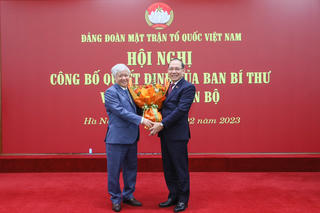 Ông Hoàng Công Thủy được điều động, chỉ định tham gia Đảng đoàn MTTQ Việt Nam