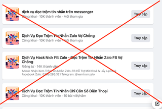 Nở rộ dịch vụ đọc trộm tin nhắn trên mạng xã hội