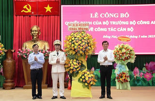 Công an tỉnh Đồng Nai có thêm một Phó giám đốc