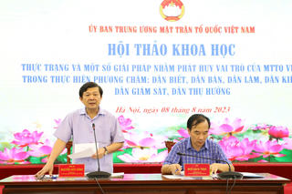 Phát huy quyền làm chủ của nhân dân