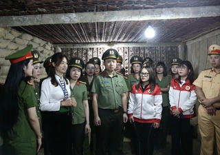 Tuổi trẻ Công an thành phố Hà Nội hướng về Điện Biên