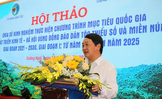 Quảng Ngãi: Hội thảo chia sẻ thực hiện Chương trình mục tiêu quốc gia vùng đồng bào dân tộc thiểu số