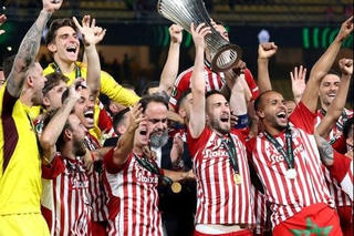 Olympiakos - đội bóng Hy Lạp đầu tiên vô địch Europa Conference League