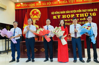 Hải Phòng: Ông Lưu Văn Thuỵ giữ chức Chủ tịch huyện Kiến Thuỵ