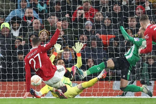 Man Utd đại thắng 4-1 Real Betis ở trận lượt đi vòng 1/8 Europa League