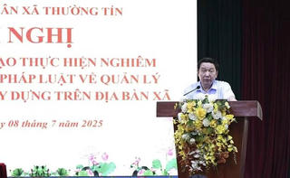 Thường Tín quyết tâm không để hình thành điểm nóng về vi phạm đất đai, trật tự xây dựng trên địa bàn