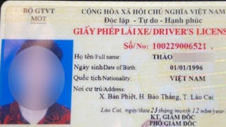 Giả mù chữ để thi giấy phép lái xe