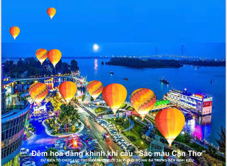 Cần Thơ sẽ diễn ra lễ hội khinh khí cầu quy mô lớn miền Tây Nam bộ 