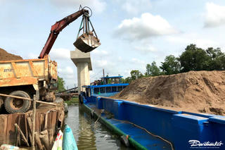 TP Hồ Chí Minh xin lập 3 'luồng xanh' vận chuyển cát xây dựng đường Vành đai 3