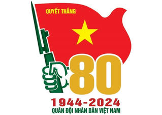 Công bố mẫu Biểu trưng kỷ niệm 80 năm Ngày thành lập quân đội nhân dân Việt Nam