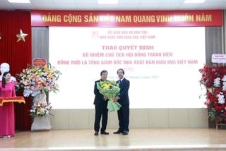 Trao quyết định bổ nhiệm Chủ tịch Hội đồng thành viên, Tổng giám đốc mới của Nhà xuất bản Giáo dục Việt Nam