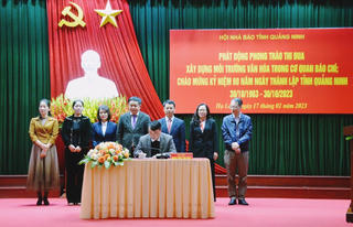 Quảng Ninh: Phát động phong trào thi đua “Xây dựng môi trường văn hóa trong cơ quan báo chí”