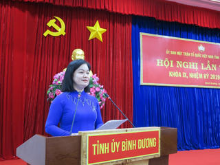 Bí thư Huyện ủy Phú Giáo giữ chức Chủ tịch Mặt trận tỉnh Bình Dương
