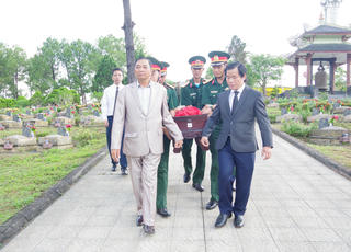 Thừa Thiên - Huế: An táng 16 hài cốt liệt sĩ hy sinh tại Lào