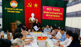 Bình Thuận: Phát động phong trào và ký kết giao ước thi đua năm 2023 