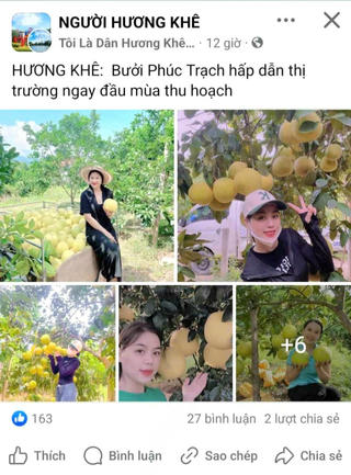 Bán đặc sản qua mạng xã hội mang lại thu nhập cao
