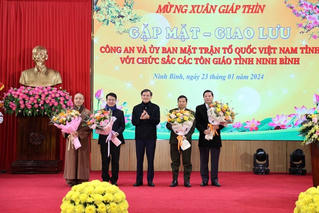 Ninh Bình: Gặp mặt, giao lưu các chức sắc tôn giáo