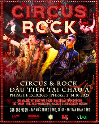 Xiếc lần đầu “bắt tay” với nhạc Rock