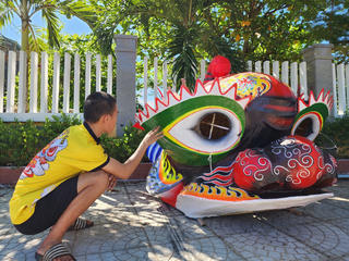 [ẢNH] Nghề làm đầu Lân xứ Quảng