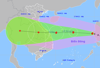 Bão Noru đã đi vào biển Đông, sức gió mạnh giật cấp 14