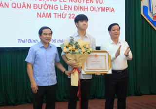 Thái Bình: Thưởng  100 triệu đồng cho quán quân Đường lên đỉnh Olympia