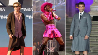 Từ Brad Pitt đến Lil Nas X: Ngày càng nhiều đàn ông chuyển sang... mặc váy