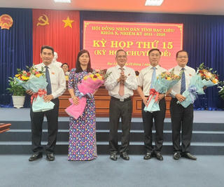 Bạc Liêu có hai tân phó chủ tịch