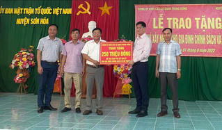 Phú Yên: Hỗ trợ xây 5 căn nhà ở cho hộ nghèo tại huyện Sơn Hòa