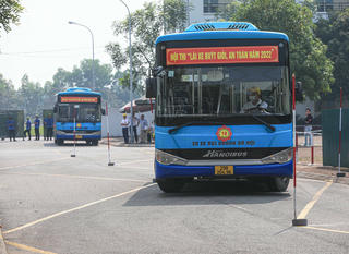 Hà Nội: Tổ chức thi lái xe buýt giỏi, an toàn năm 2022