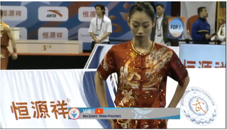 Võ sĩ Đặng Trần Phương Nhi giành 2 Huy chương Vàng Wushu thế giới