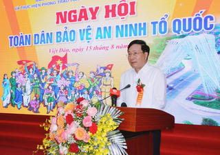 Phó Thủ tướng Phạm Bình Minh dự Ngày hội toàn dân bảo vệ an ninh Tổ quốc tại Quảng Ninh