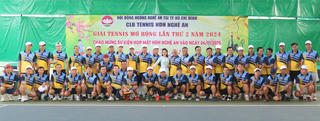 Giải Tennis Hội đồng hương Nghệ An hào hứng và sôi nổi