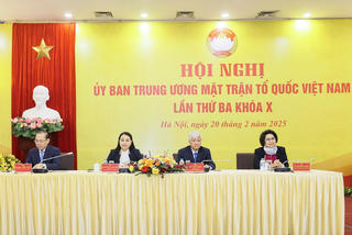 Khai mạc Hội nghị Ủy ban Trung ương Mặt trận Tổ quốc Việt Nam lần thứ ba khóa X