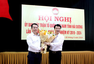 Ông Vũ Việt Anh giữ chức Phó Chủ tịch Ủy ban MTTQ tỉnh Hải Dương