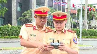 Hải Dương: Flycam được đưa vào để giám sát giao thông dịp nghỉ lễ