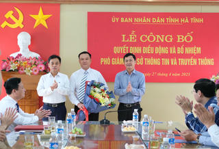 Hà Tĩnh có tân Phó Giám đốc Sở Thông tin truyền thông