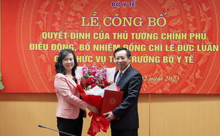 Công bố quyết định điều động, bổ nhiệm tân Thứ trưởng Bộ Y tế 