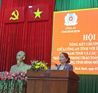 Bình Định: Tổng kết 10 năm thực hiện chương trình phối hợp giữa Bộ Công an với UBTƯ MTTQ Việt Nam
