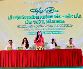 Đắk Lắk: Huyện Krông Pắc sẽ đấu giá 2 quả sầu riêng Ri6 và Dona tại Lễ hội sầu riêng